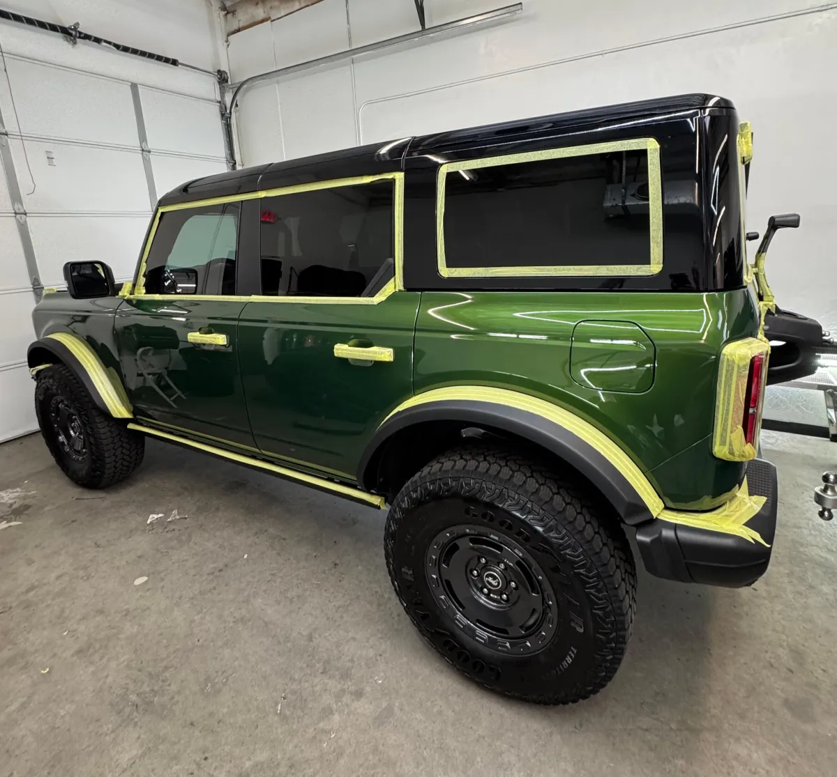 Ford Bronco prepped for AG Formula 1051 hybrid resin coating
